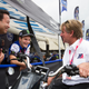 Wayne Rainey, right, wants no more Mr. Nice Guy from Cameron Beaubier, center.